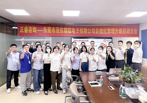 動態(tài)丨高端連接線設(shè)計與制造領(lǐng)域佼佼者—東莞市茂佳塑膠電子有限公司“目視化管理升級”咨詢項目啟動