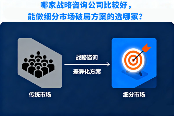 哪家戰(zhàn)略咨詢公司比較好，能做細分市場破局方案的選哪家？
