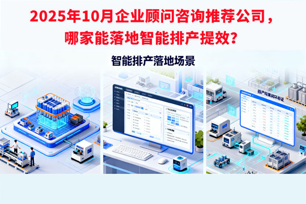 2025年10月企業(yè)顧問咨詢推薦公司，哪家能落地智能排產(chǎn)提效？